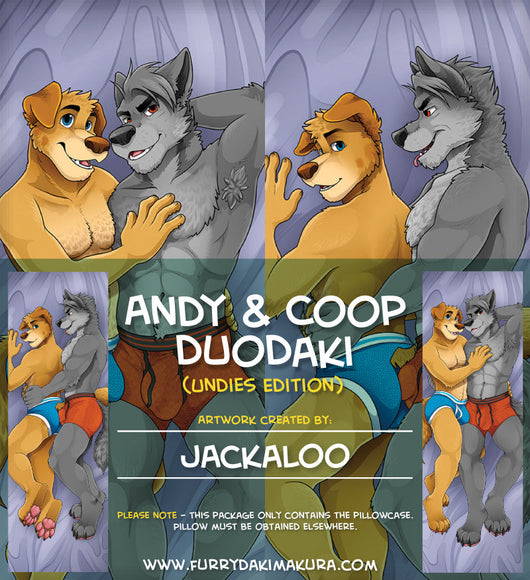 Andy & Coop DuoDaki by Jackaloo Dakey