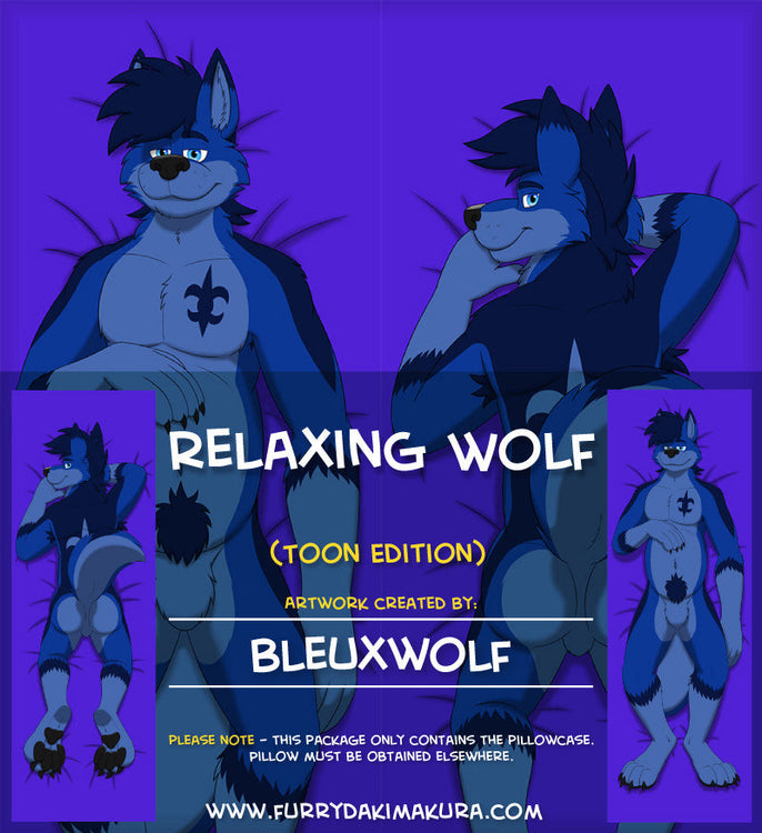 Relaxing Wolf by Bleuxwolf Dakey