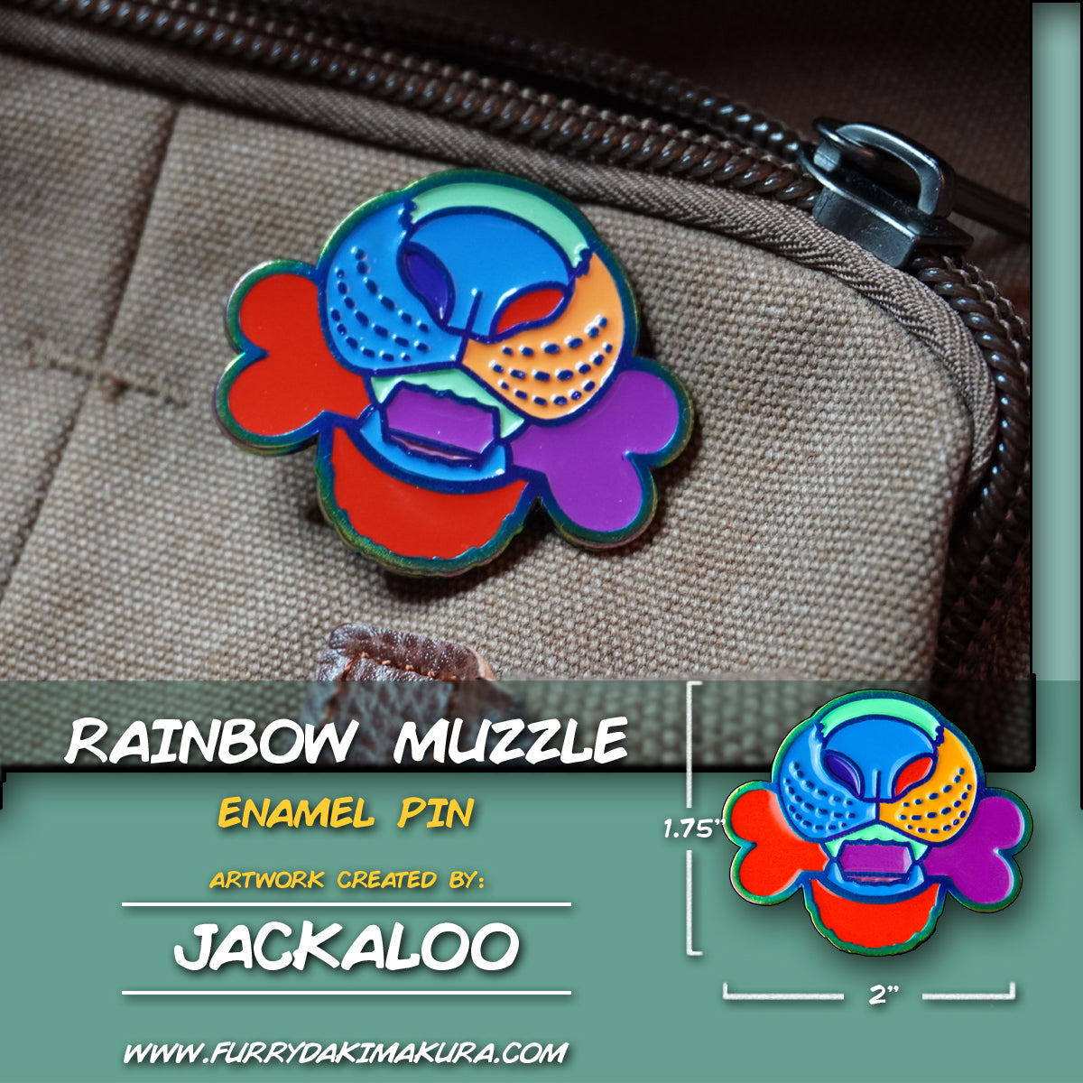 Rainbow Muzzle by Jackaloo